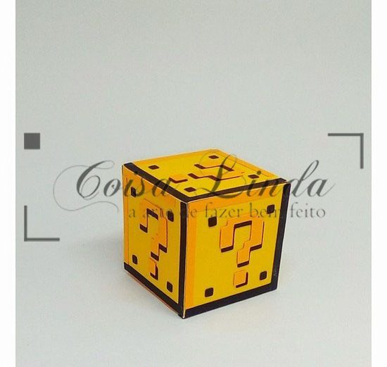 Caixa Cubo Super Mario